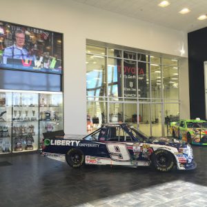 Kyle Busch motorsports video wall
