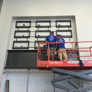 Kyle Busch video wall