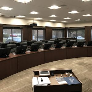 Vector vest training facility controlled by Elan